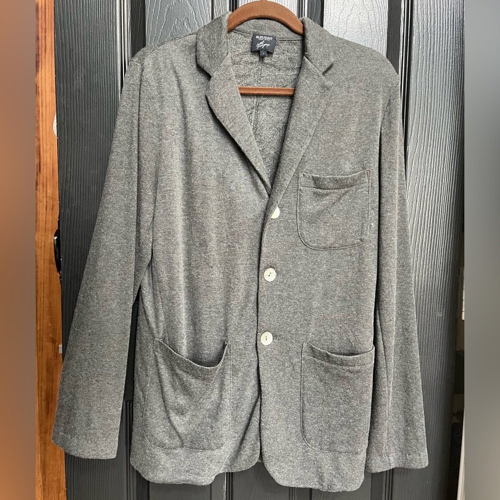 BLEUSALT The Big Rock Boyfriend Blazer. A blend of sustainable wood sources.